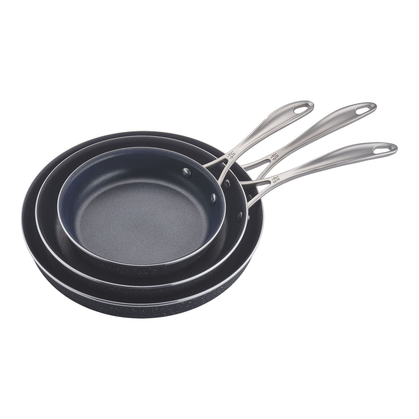 Henckels 3pc Aluminum Nonstick Fry Pan Set, Capri K2 Series