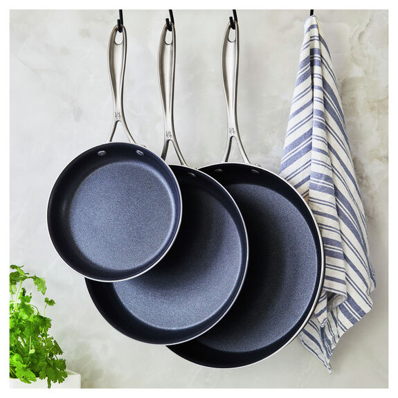 Henckels 3pc Aluminum Nonstick Fry Pan Set, Capri K2 Series
