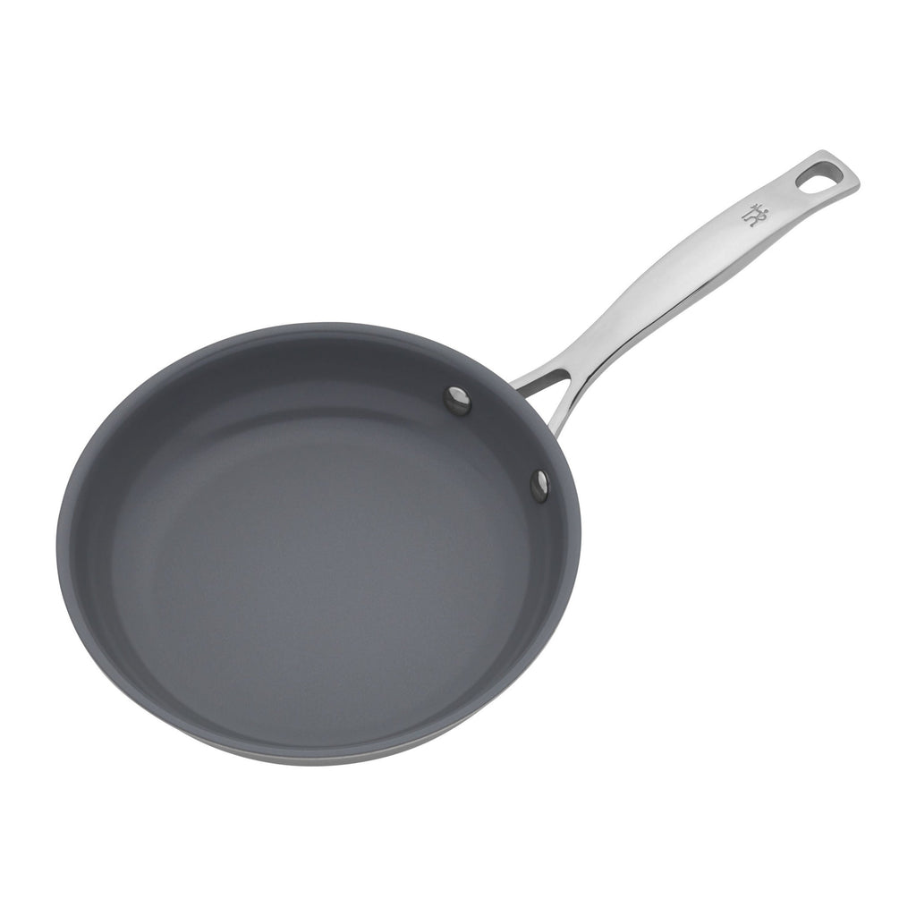 Henckels 8" Stainless Steel Ceramic Non-Stick Fry Pan, CLAD H3 Ceramic Non-Stick Series