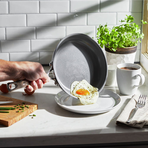 Henckels 8" Stainless Steel Ceramic Non-Stick Fry Pan, CLAD H3 Ceramic Non-Stick Series