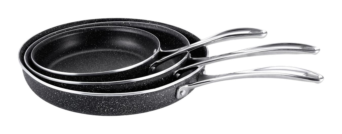Henckels 3pc Aluminum Nonstick Fry Pan Set, Capri Notte Series